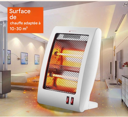 Mini Chauffage Quartz 600W – Chauffage Rapide, Compact & Économique