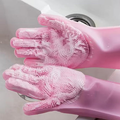 Gants Multi-Usage en Silicone – Anti-Froid, Vaisselle & Nettoyage