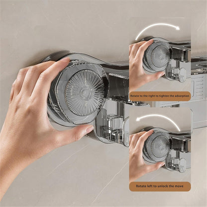 Support Balai Mural Sans Perçage - Ventouse Ultra-Forte