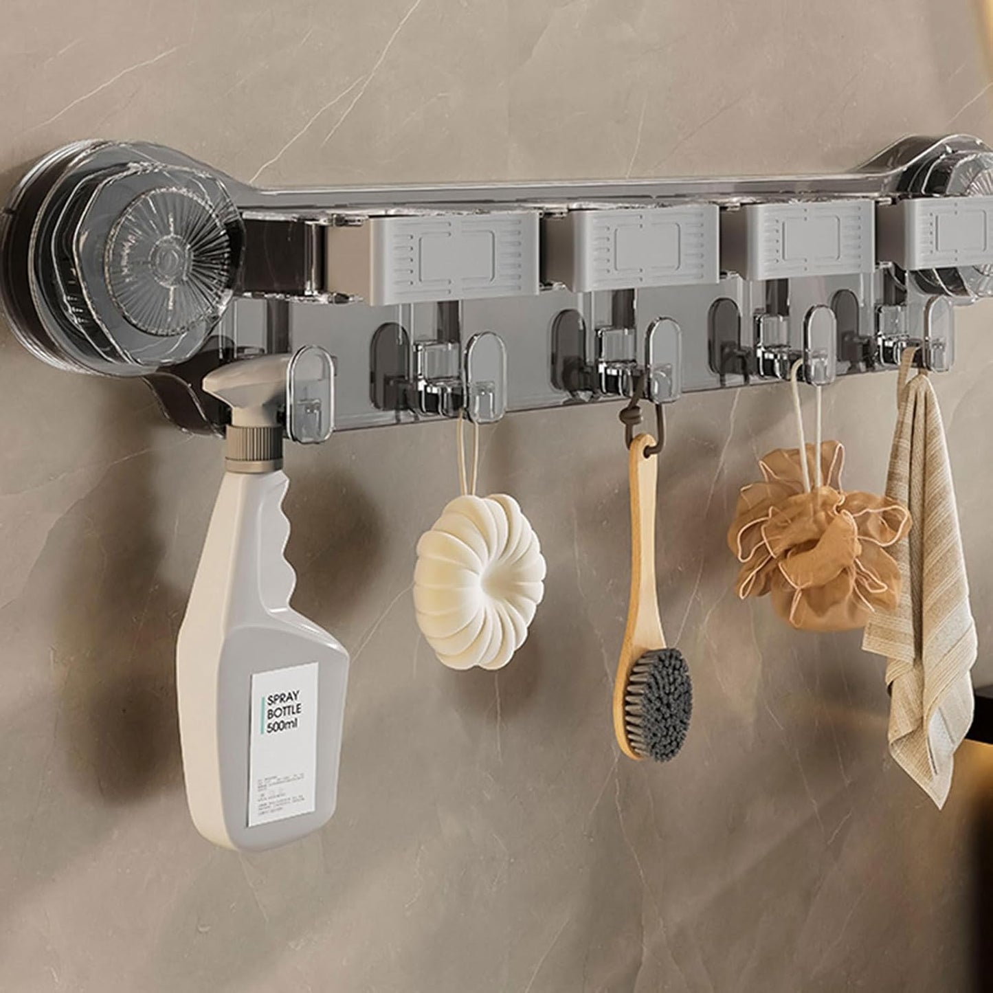 Support Balai Mural Sans Perçage - Ventouse Ultra-Forte