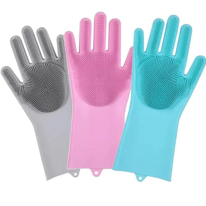 Gants Multi-Usage en Silicone – Anti-Froid, Vaisselle & Nettoyage