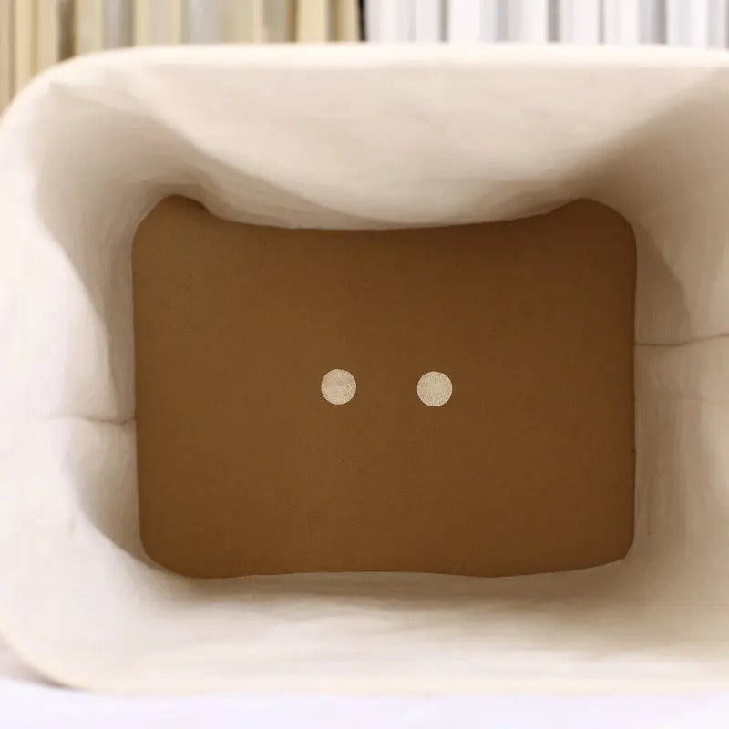 Panier à Linge Bambou Naturel avec Couvercle - Grande Capacité Imperméable